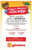 Cartaz GBarbosa Primeiro Concurso Desenho 2005